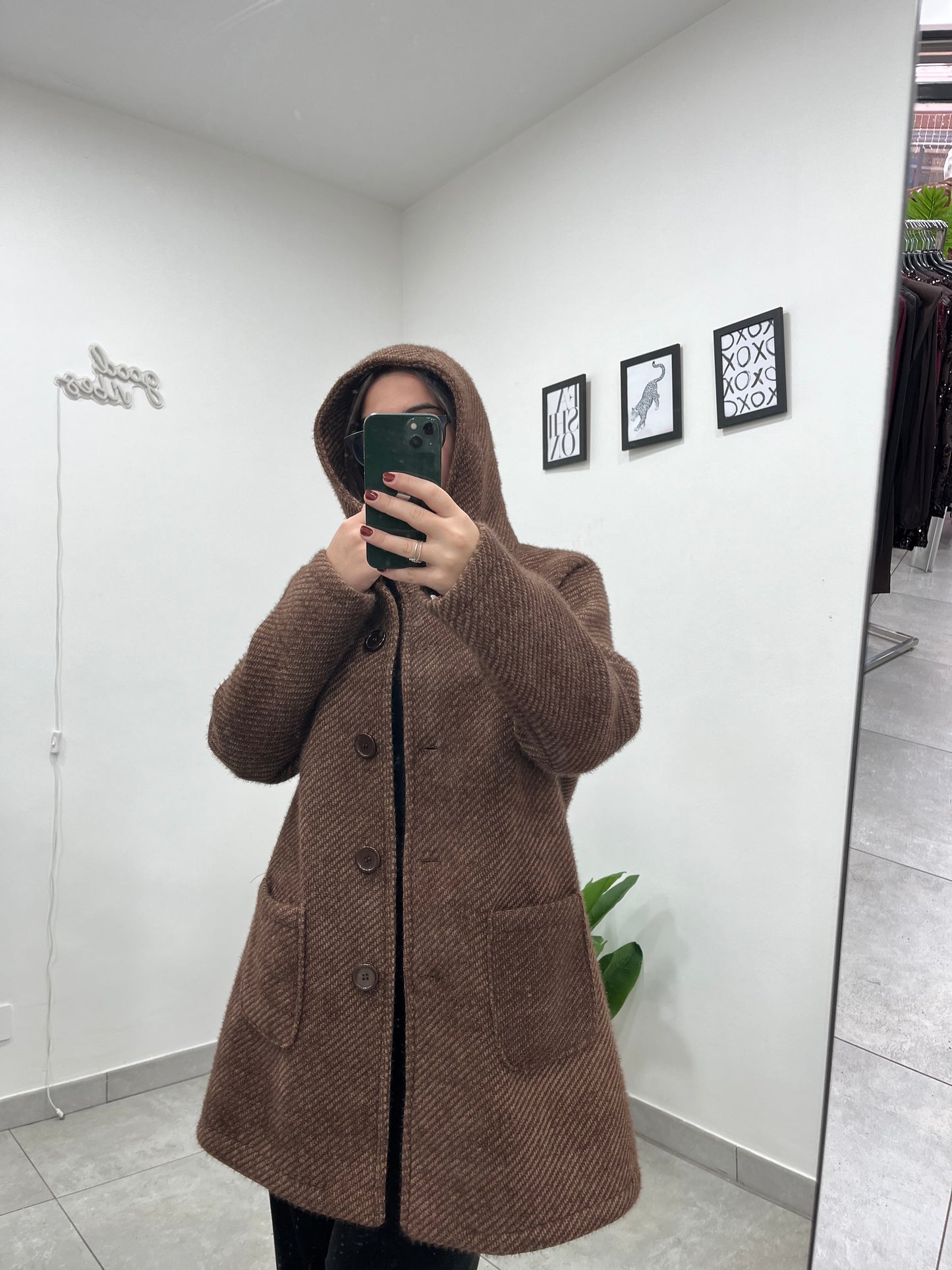 Cappotto Christel Marrone