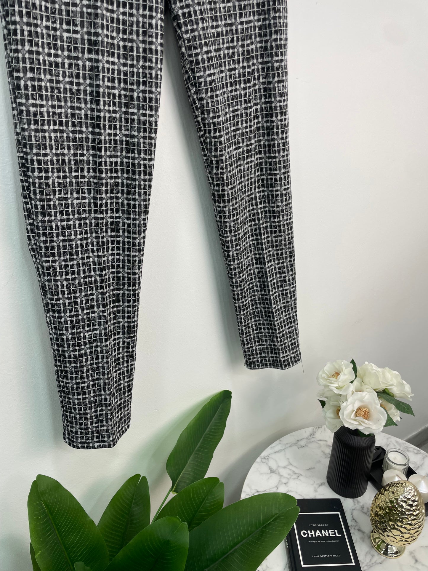 Pantalone Bianco E Nero