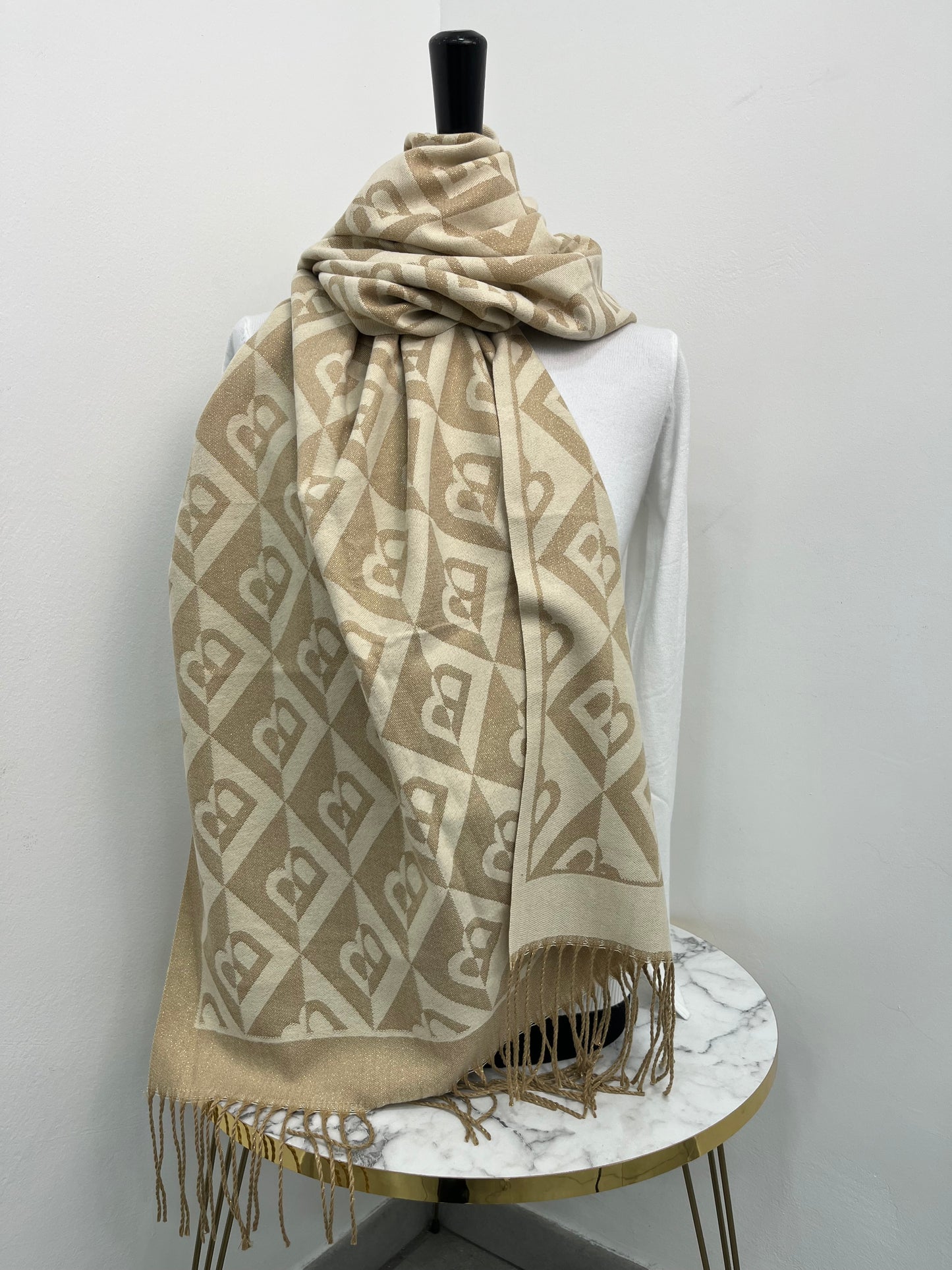 Sciarpa Bale Beige Fango