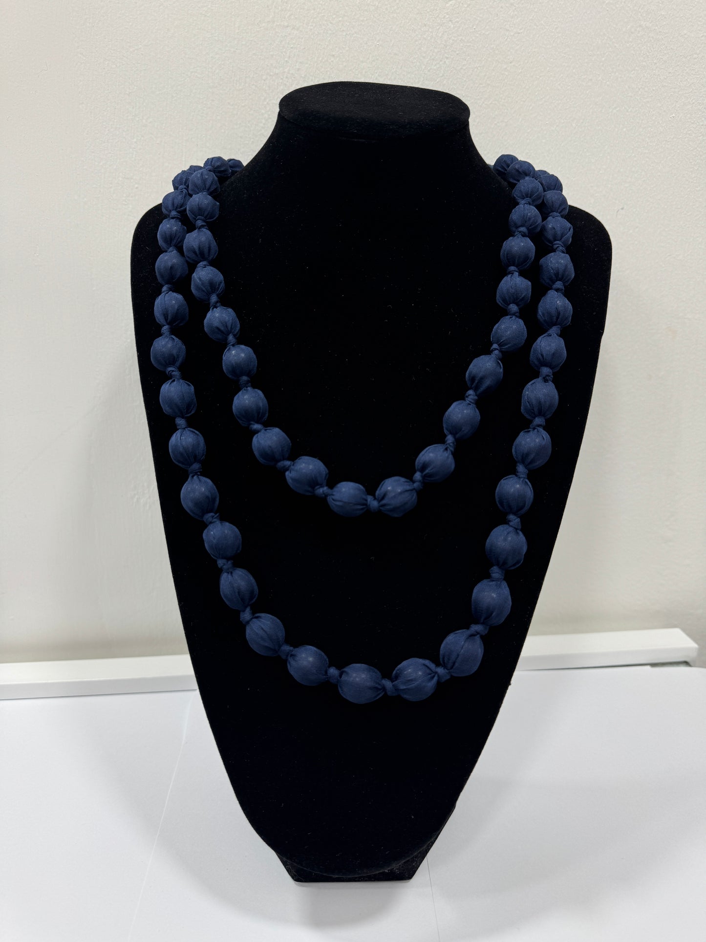 Collana Long Blu