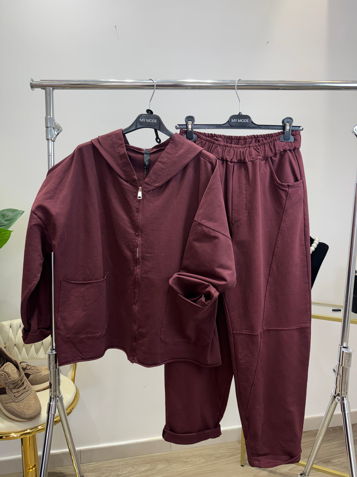 Cord Tuta Bordeaux