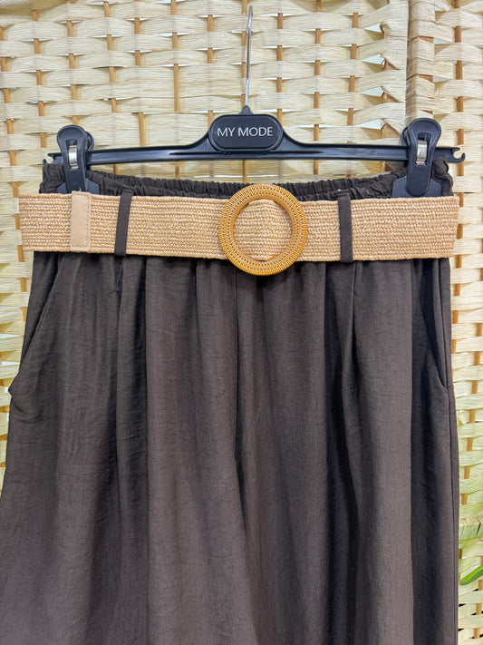 Pantalone Patricia Marrone