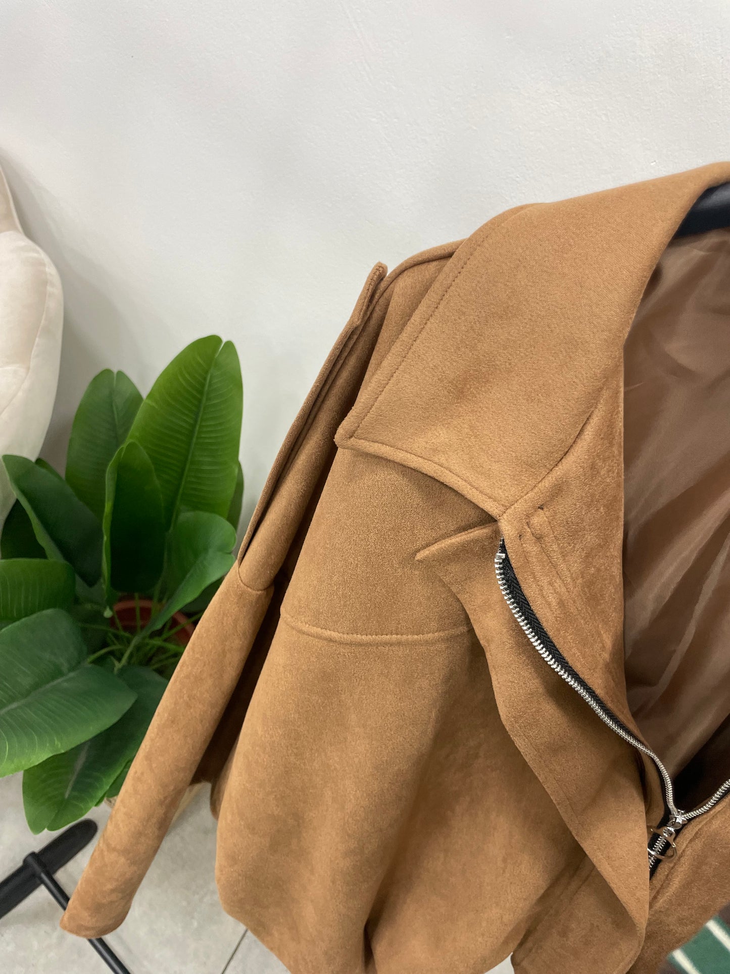 Cappottino Scamosciato Camel