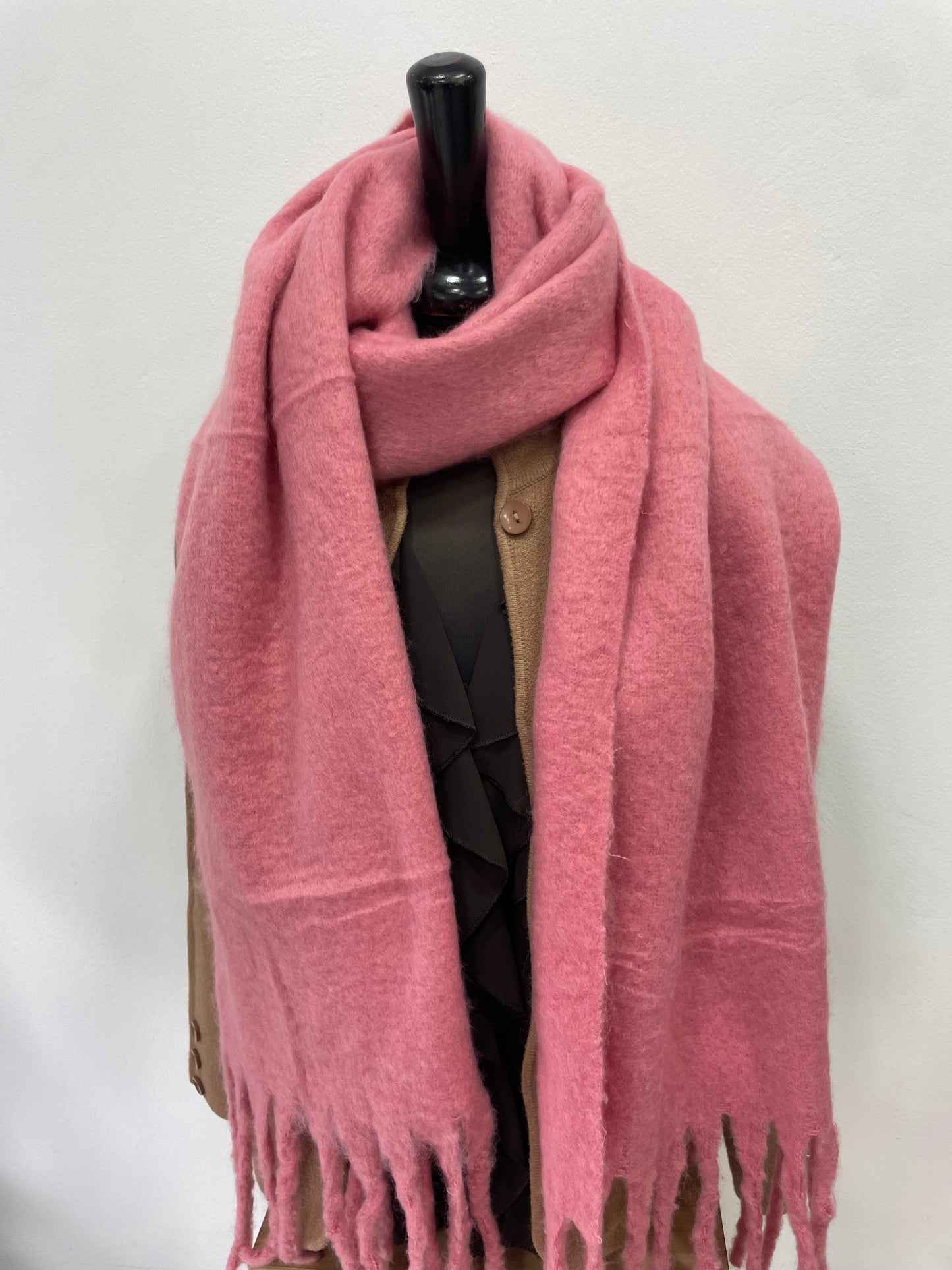 Sciarpa Tinta Unita Rosa