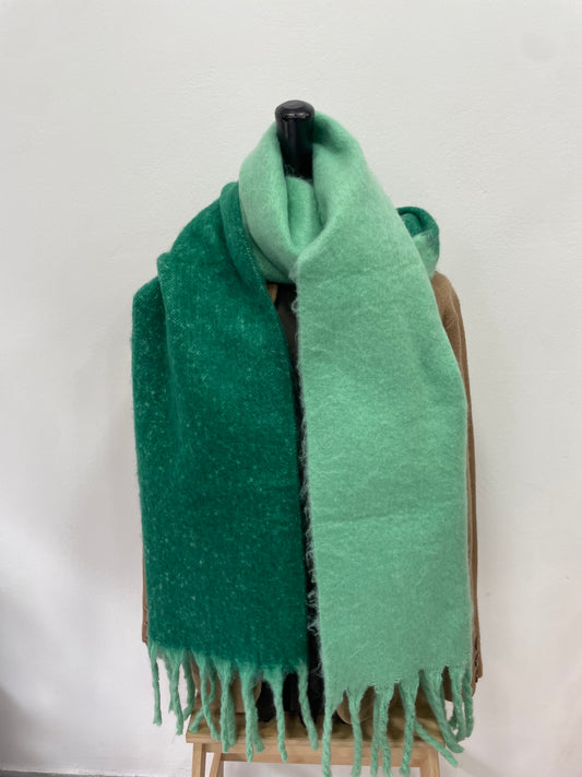 Sciarpa Double Color Verde