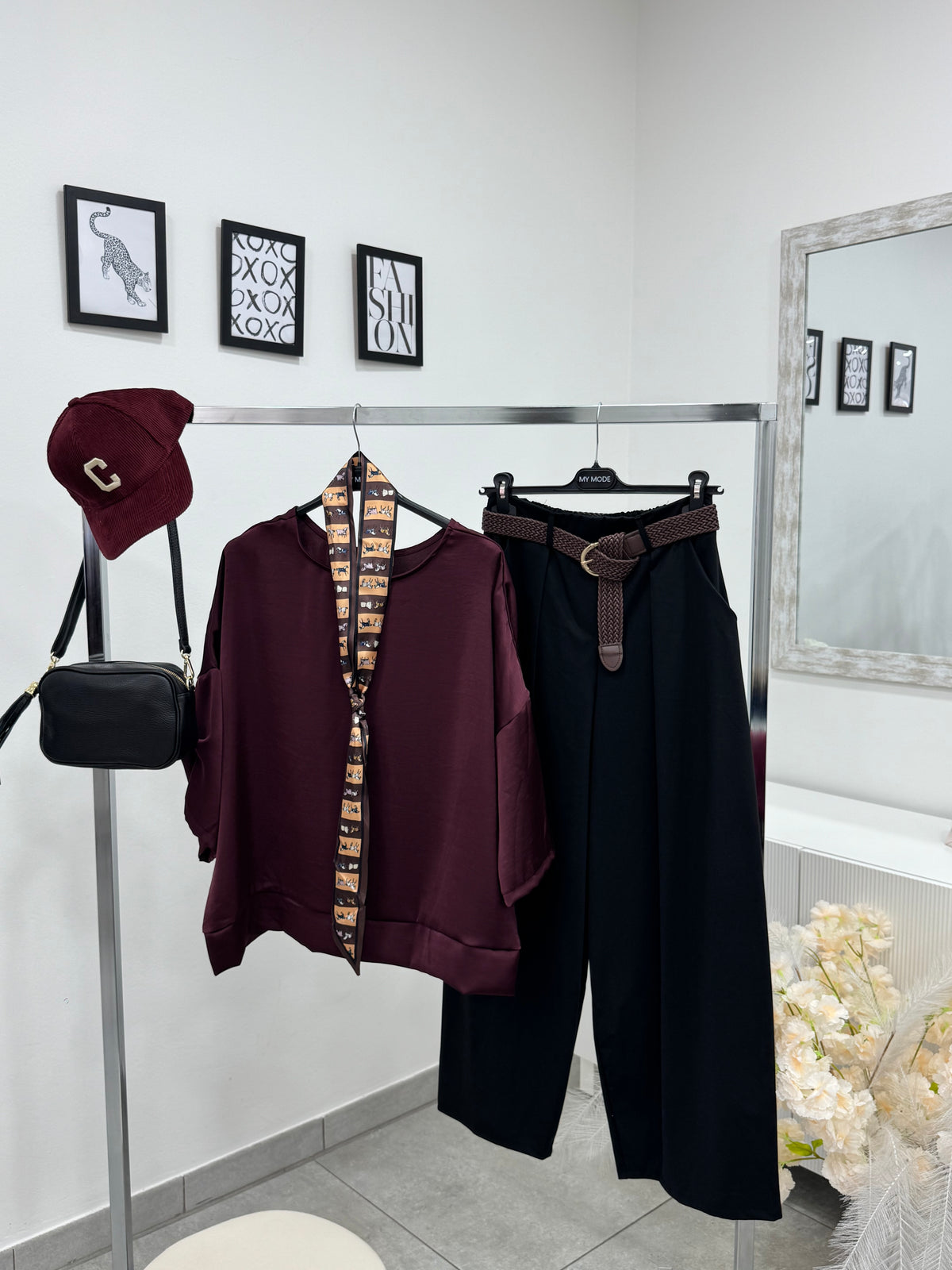 Maglia Satin Bordeaux