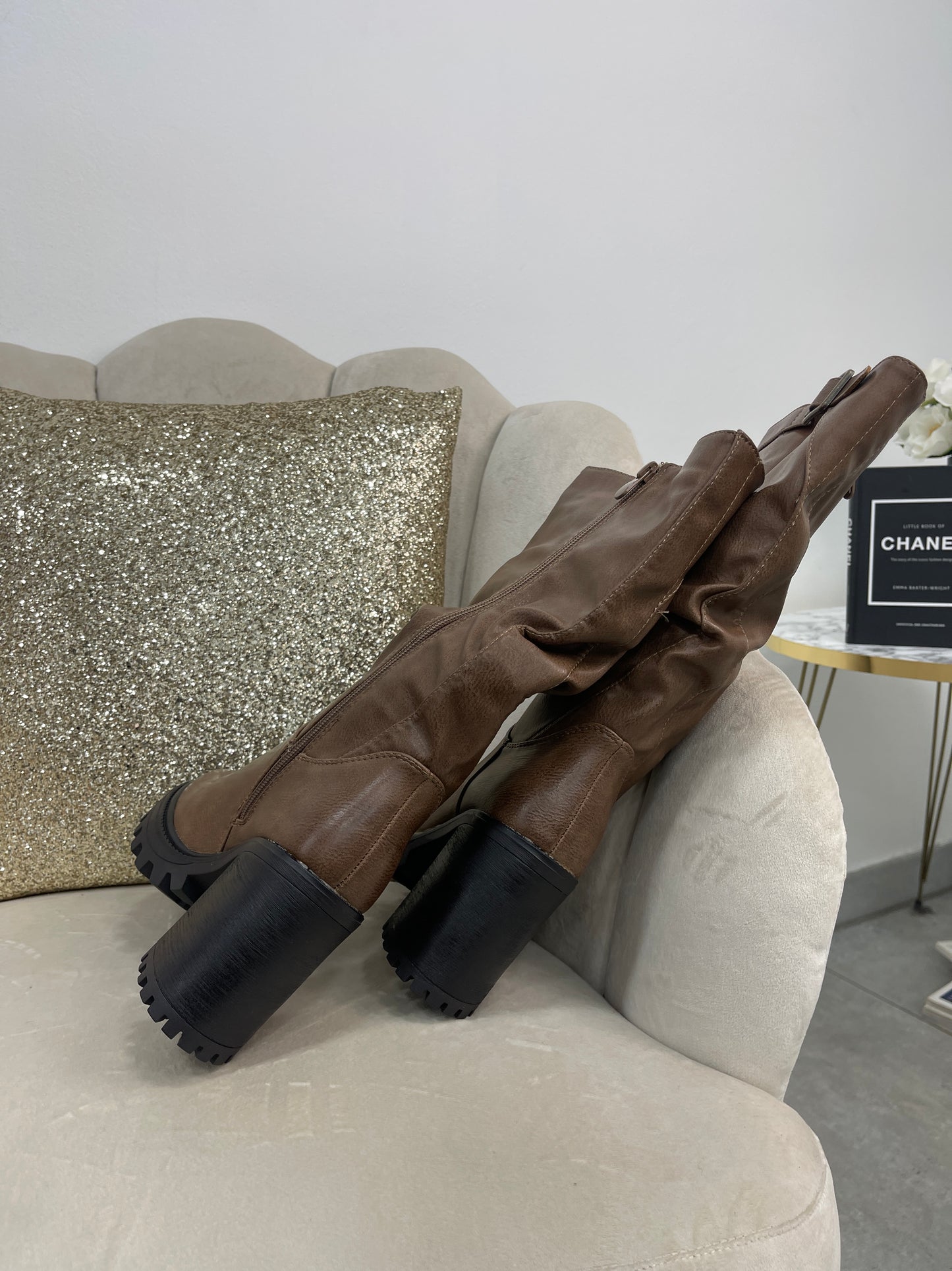 Stivaletto Fibbia Khaki