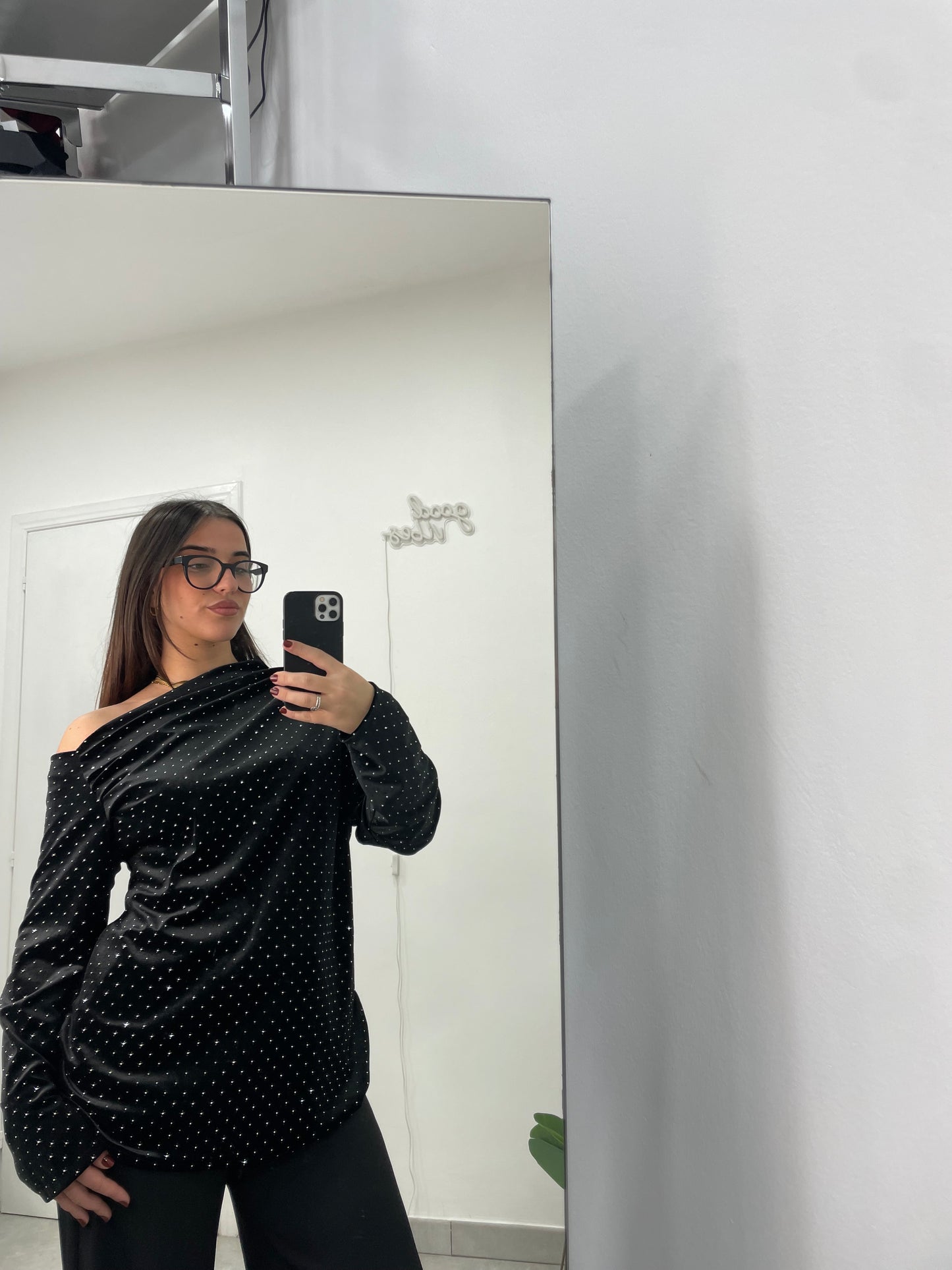 Maglia Marlene Ciniglia Nera