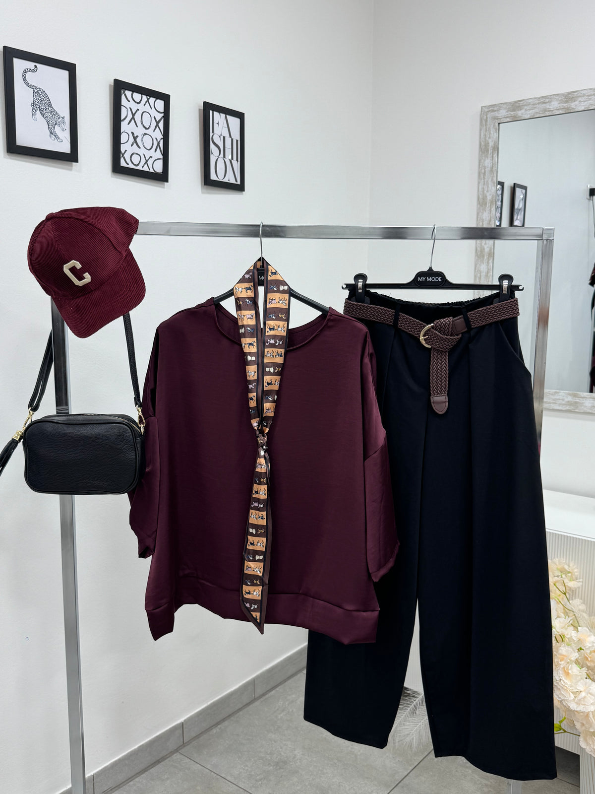 Maglia Satin Bordeaux
