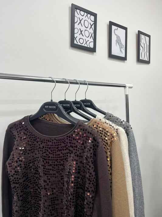 Maglia Shine Marrone