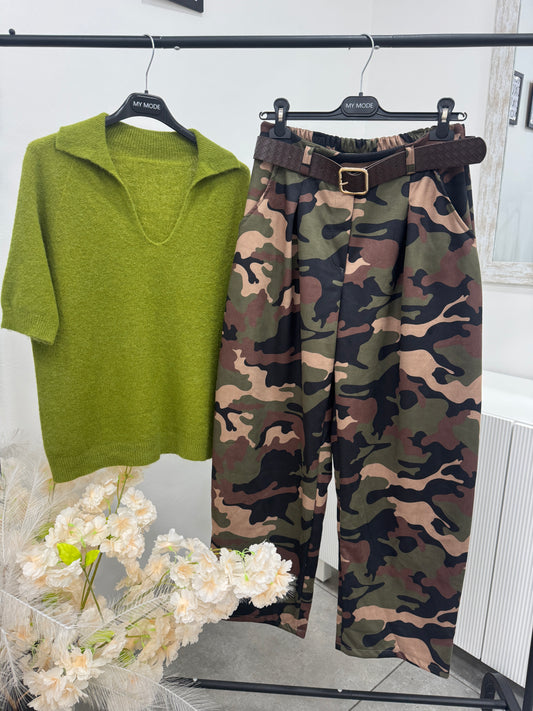 Pantalone Balloon Camouflage