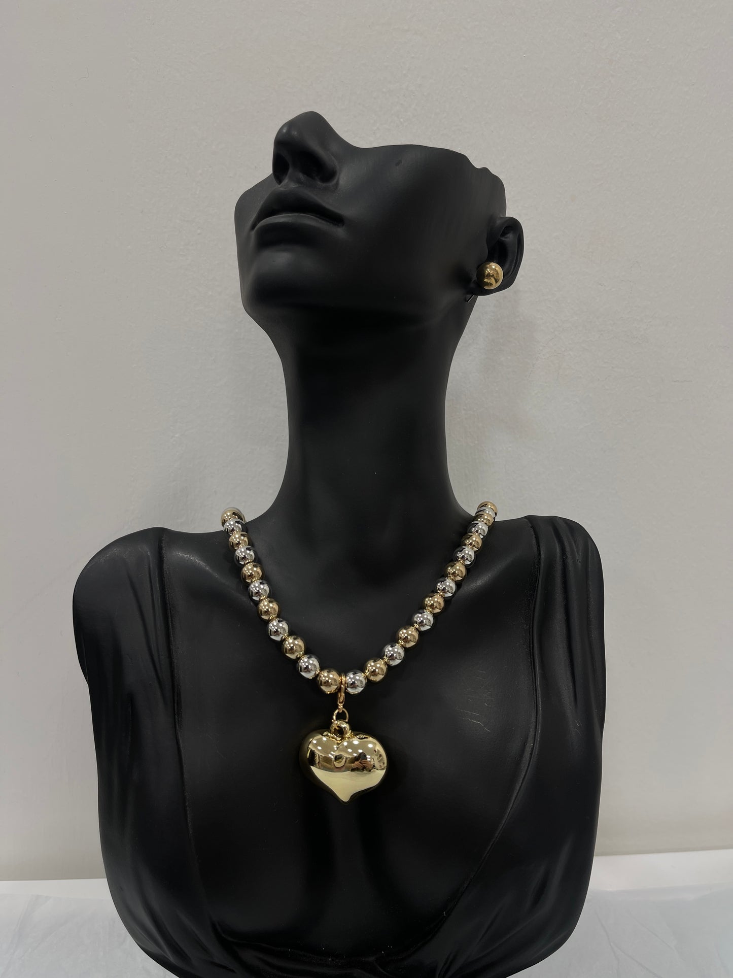 Parure Heart Bicolor