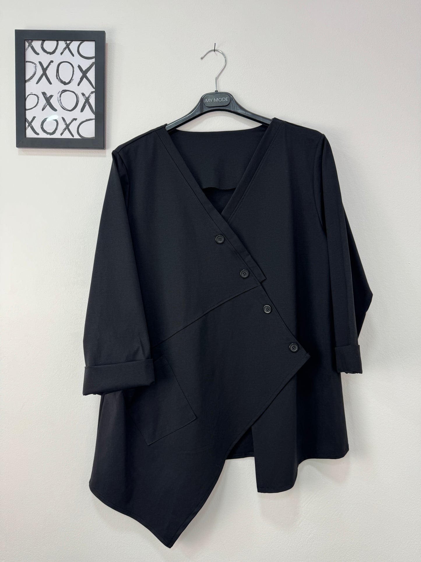 Maglia Irregular Nera