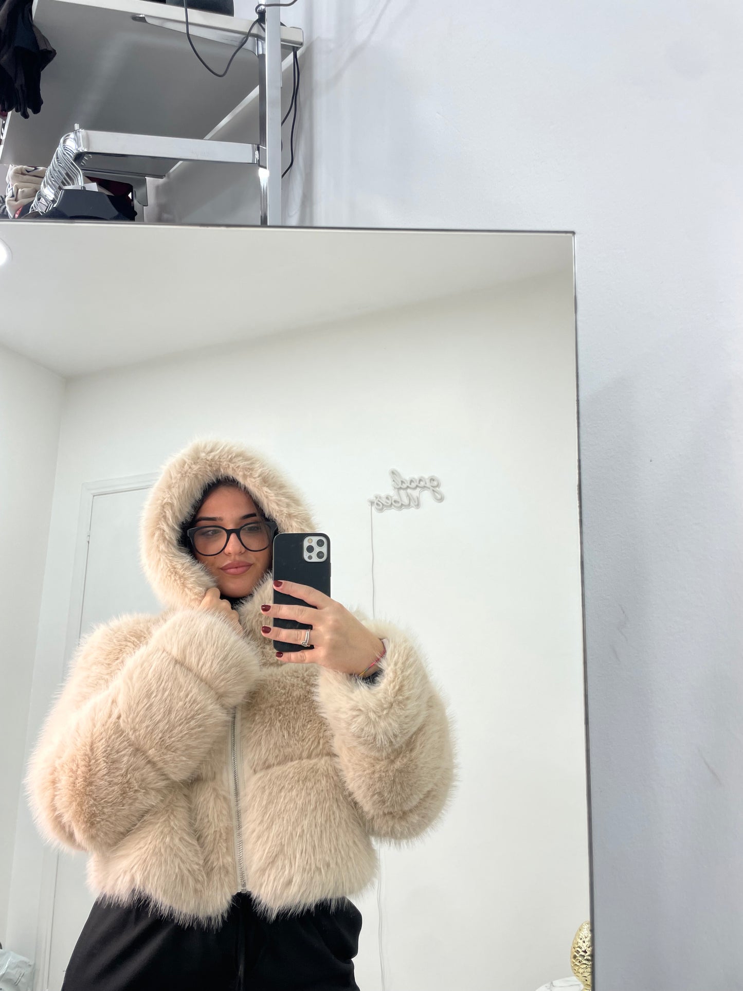 Ecopelliccia Cecilia Panna