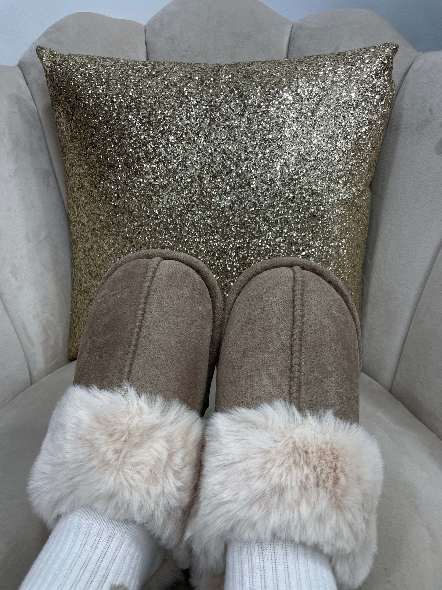 Pantofole Simple Fango