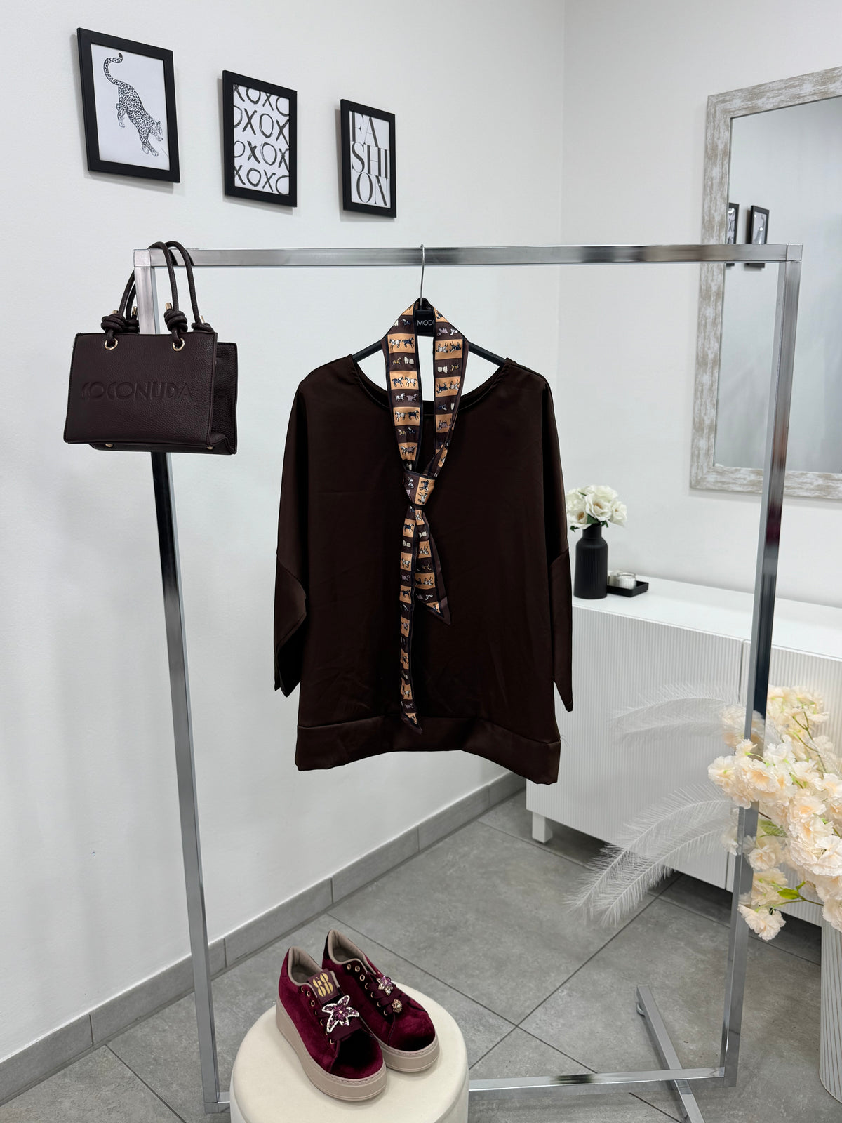 Maglia Satin Cioccolato