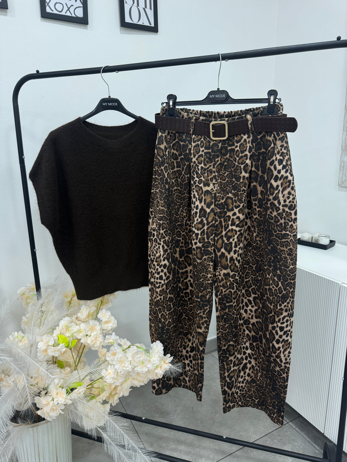 Pantalone Balloon Leopard