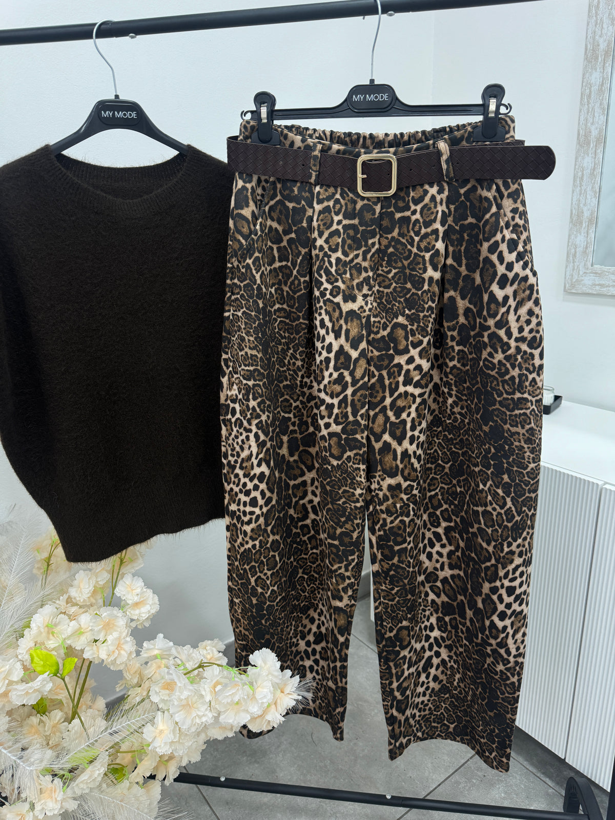 Pantalone Balloon Leopard