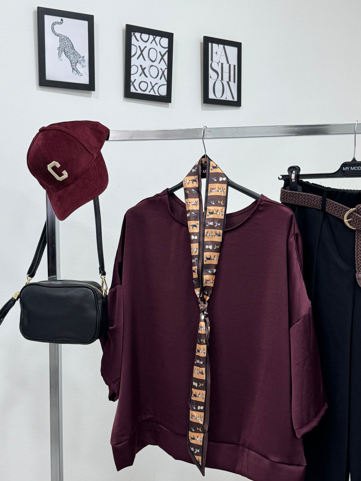 Maglia Satin Bordeaux