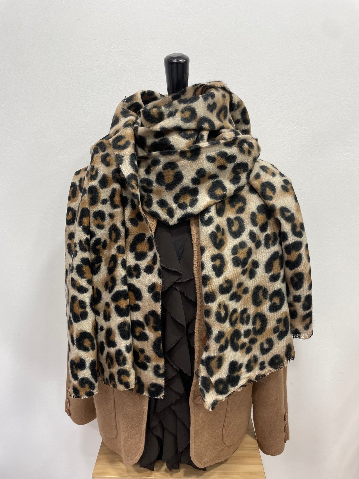 Sciarpa Leopard Small