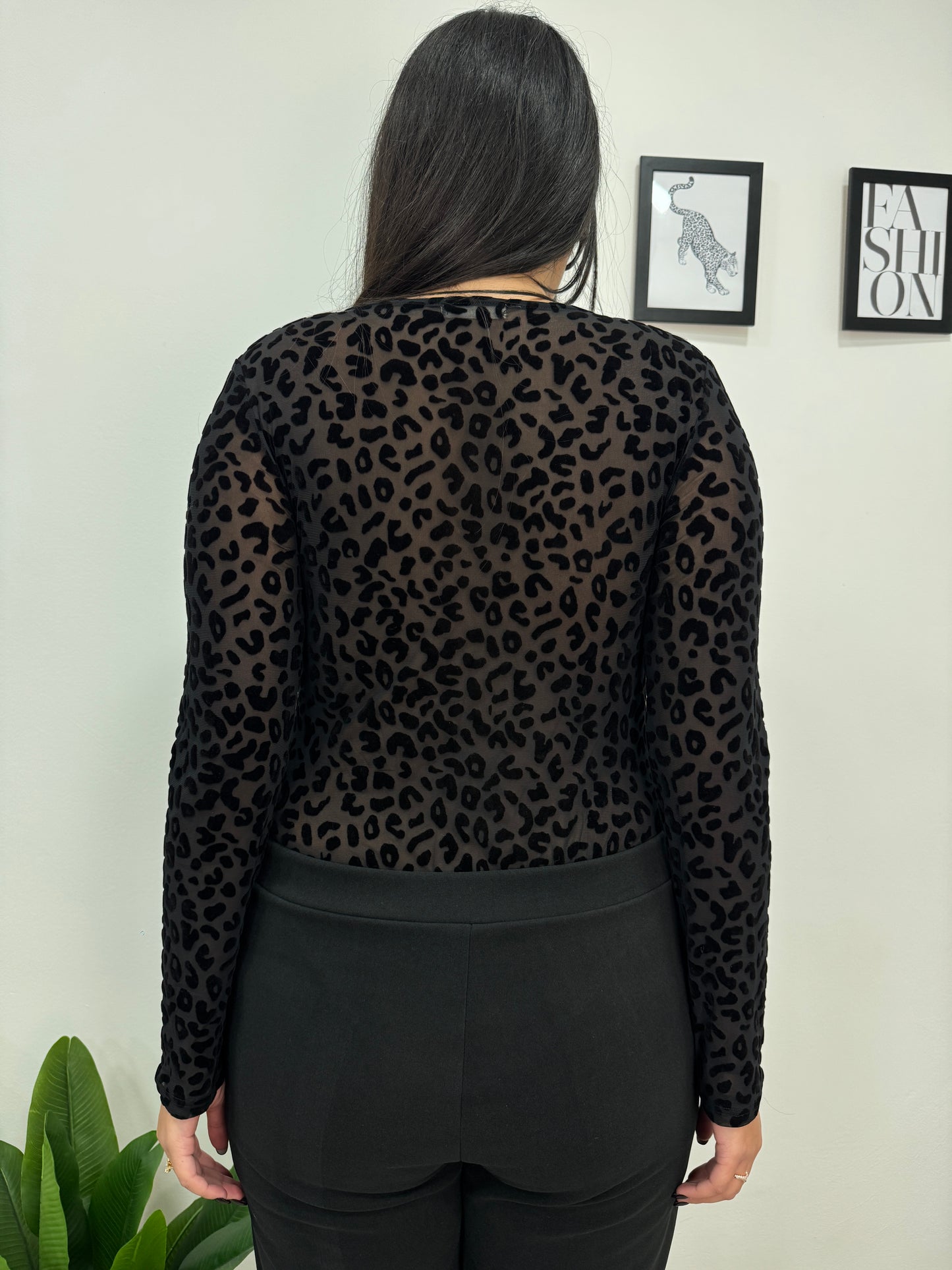 Body Leopard Nero