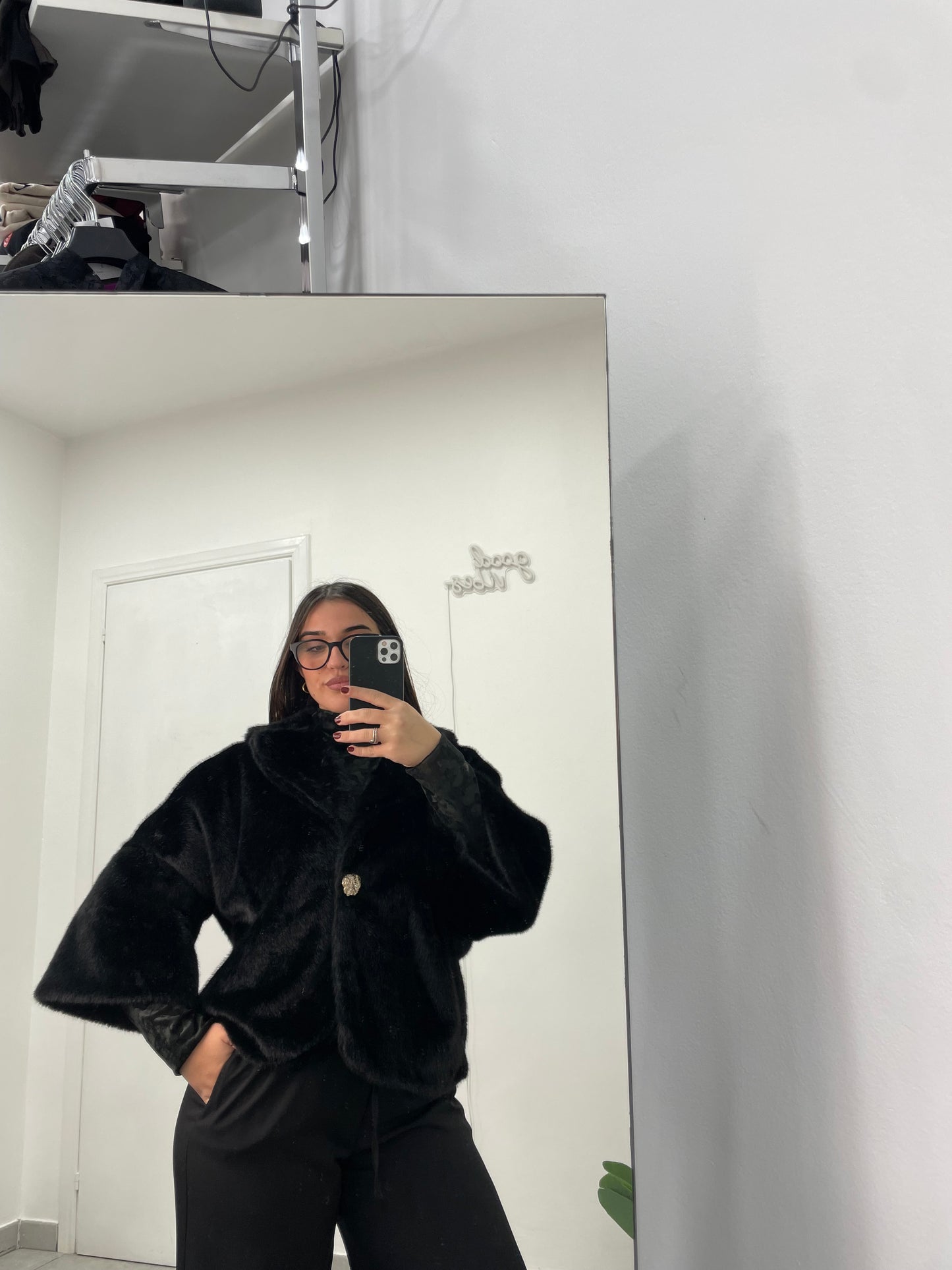 Ecopelliccia Eleganza Nera