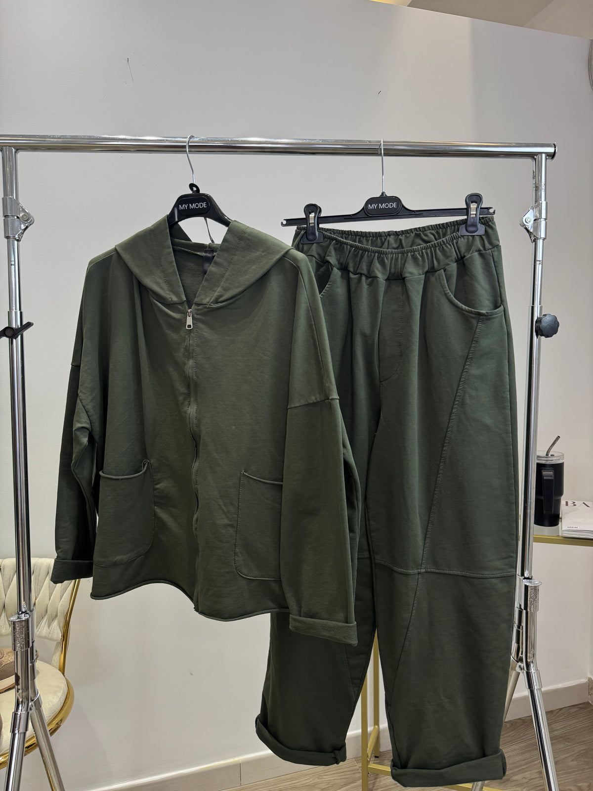 Cord Tuta Verde Militare