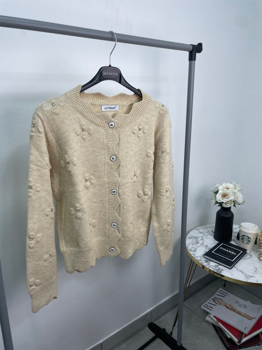 Cardigan Cute Beige
