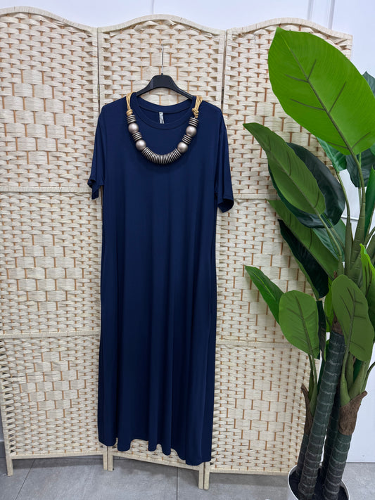 Abito Long Blu