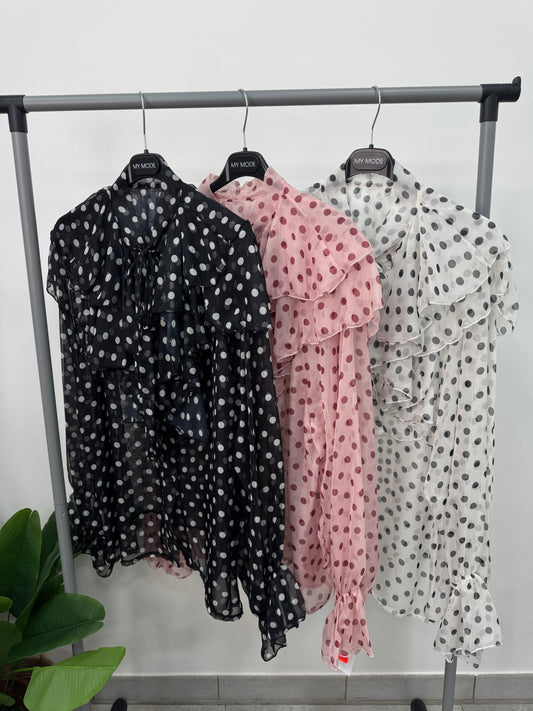 Camicia Pois Velata
