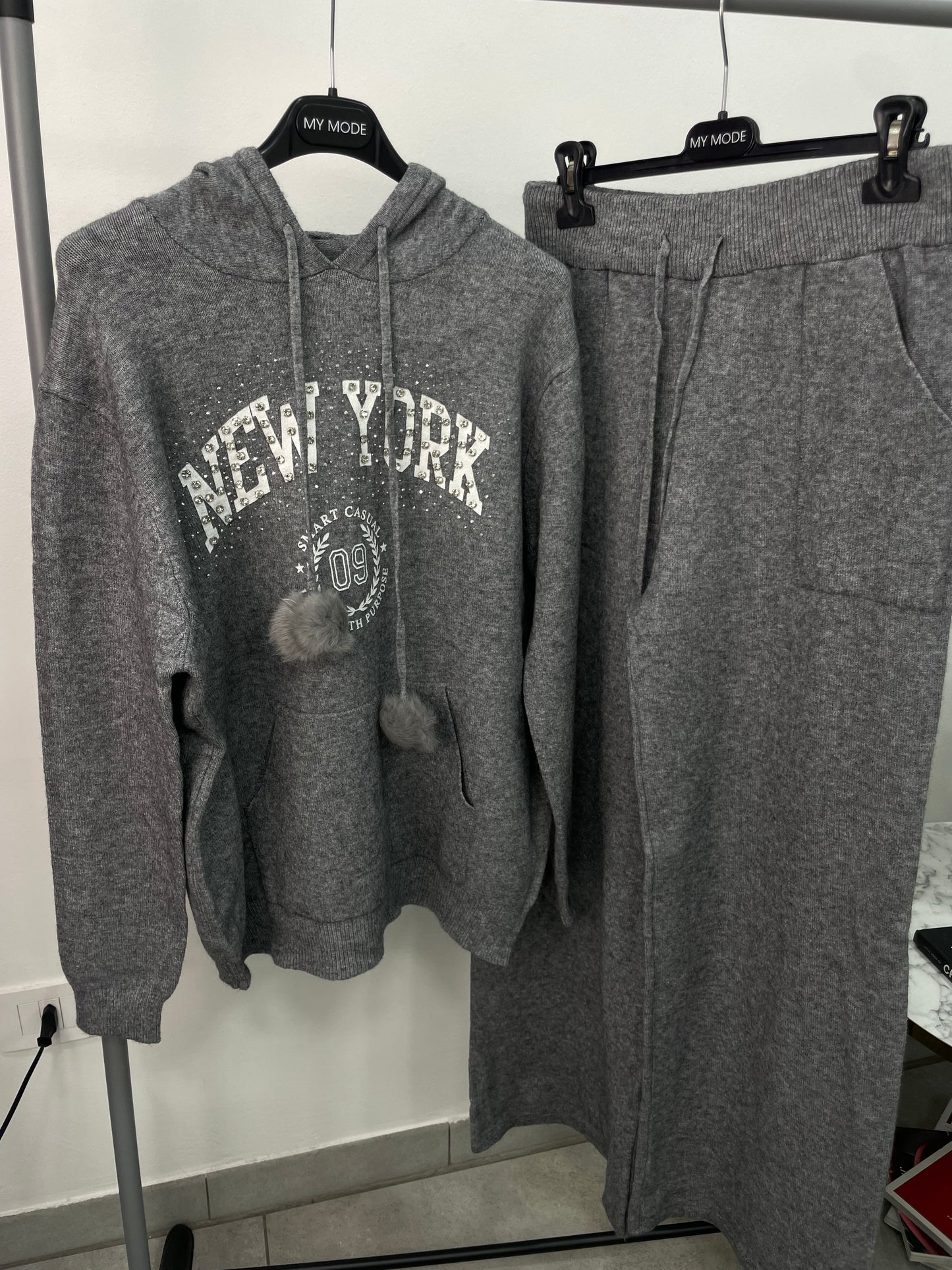 Coordinato New York Grigio