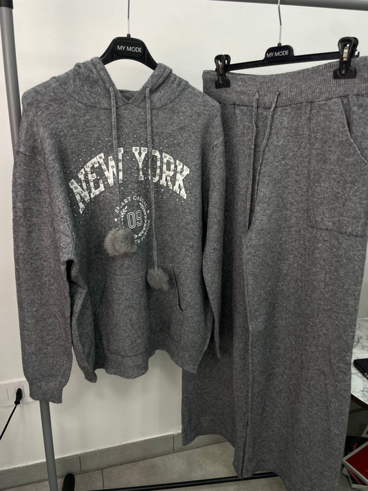 Coordinato New York Grigio