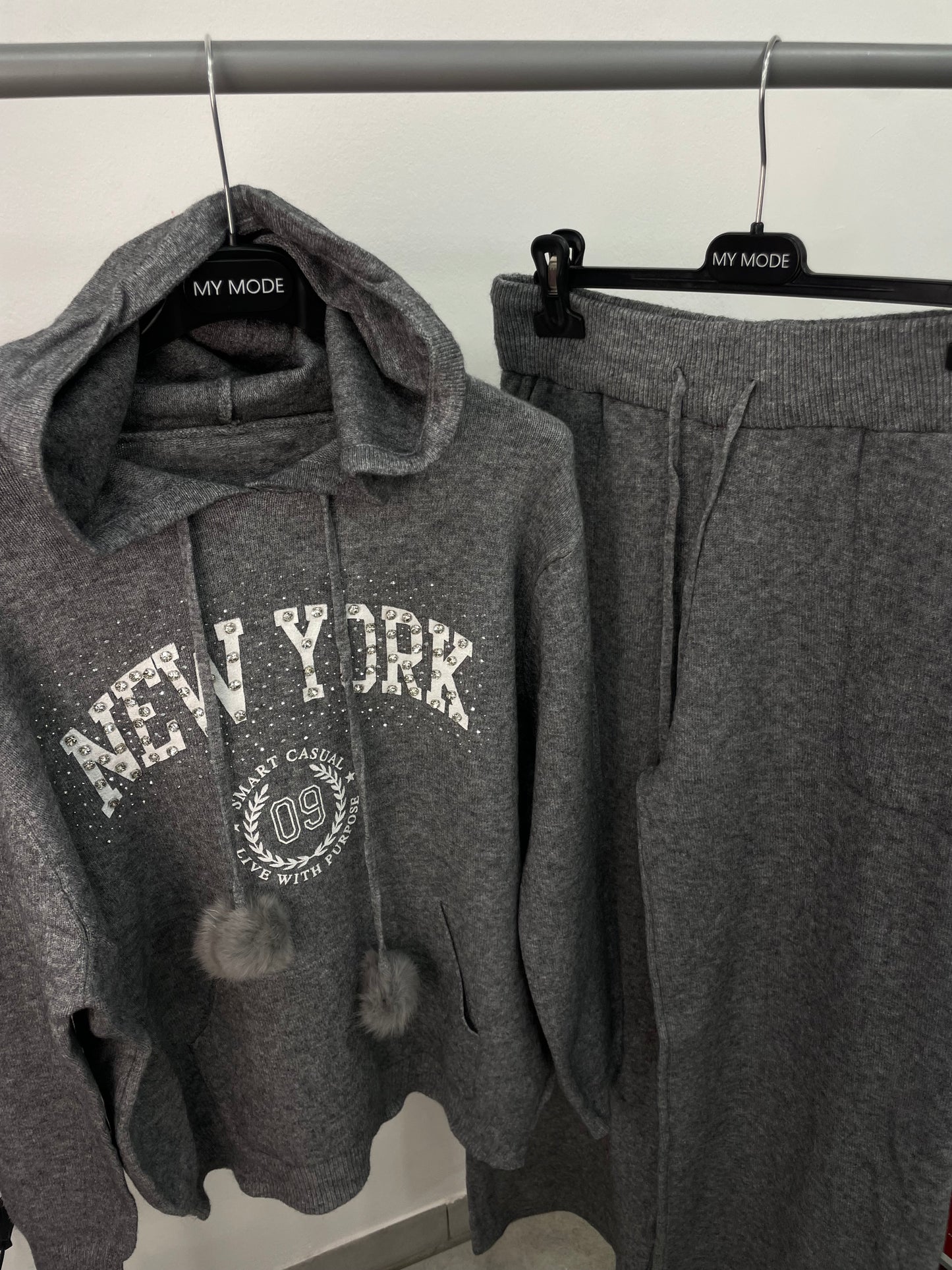 Coordinato New York Grigio