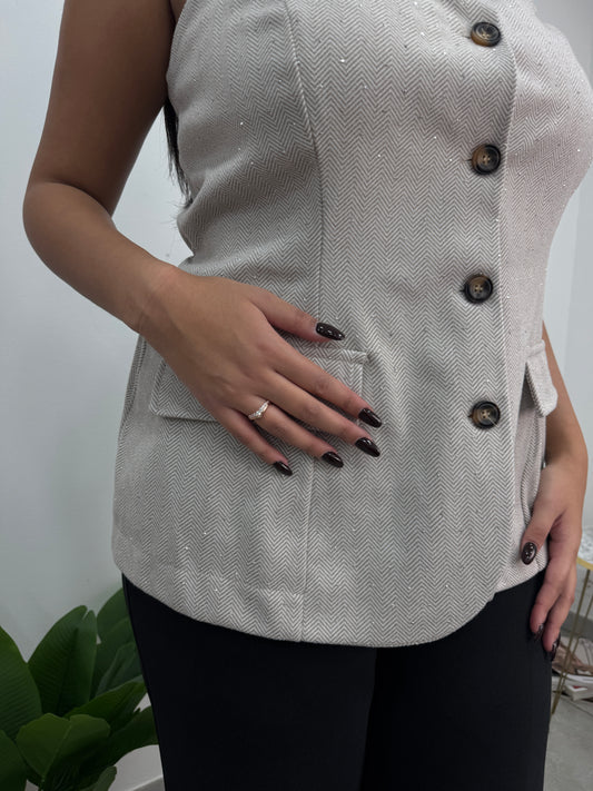 Corsetto Gioiello Panna