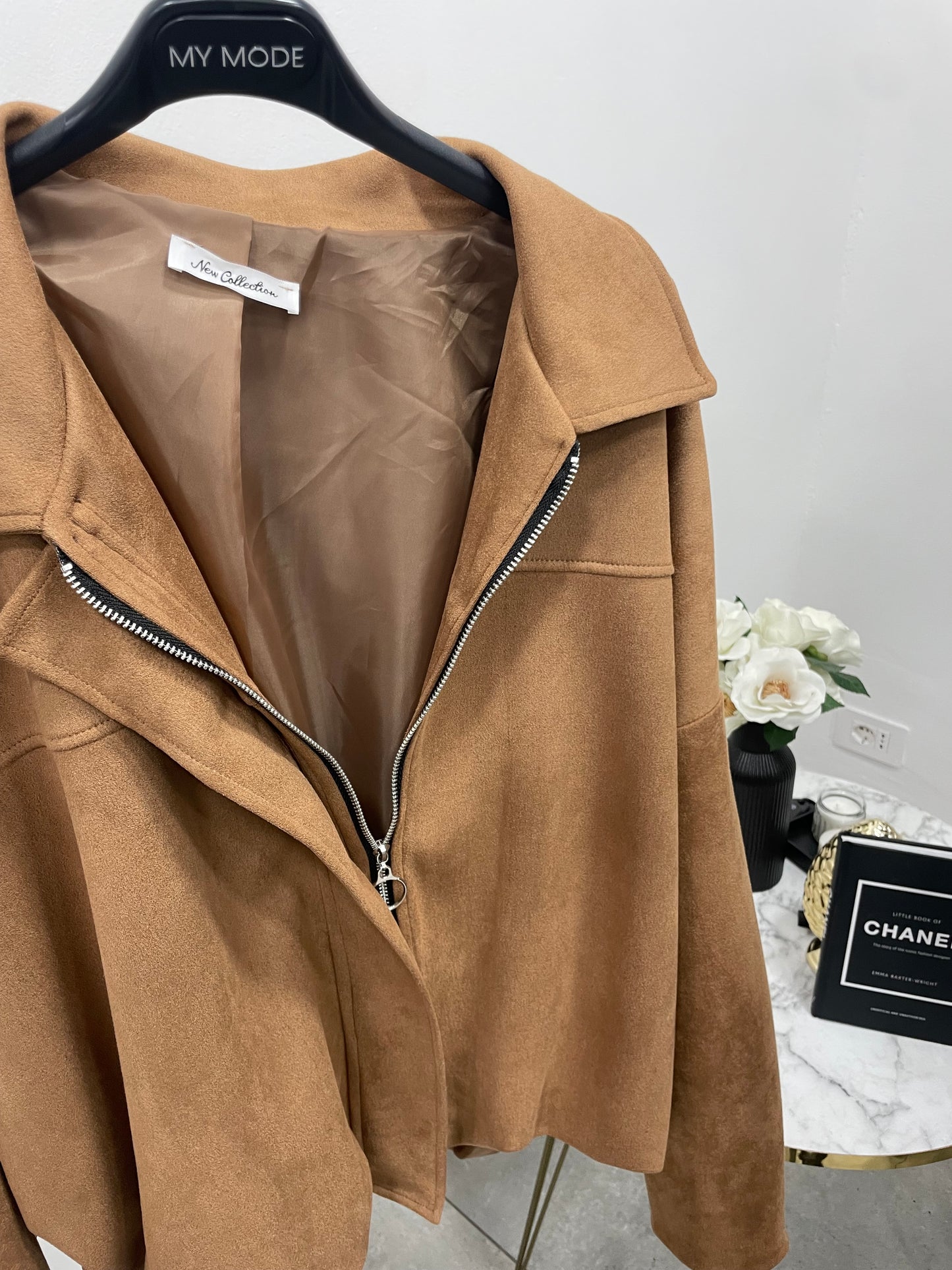 Cappottino Scamosciato Camel