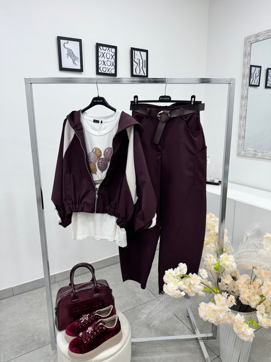 Coordinato Casual Vino