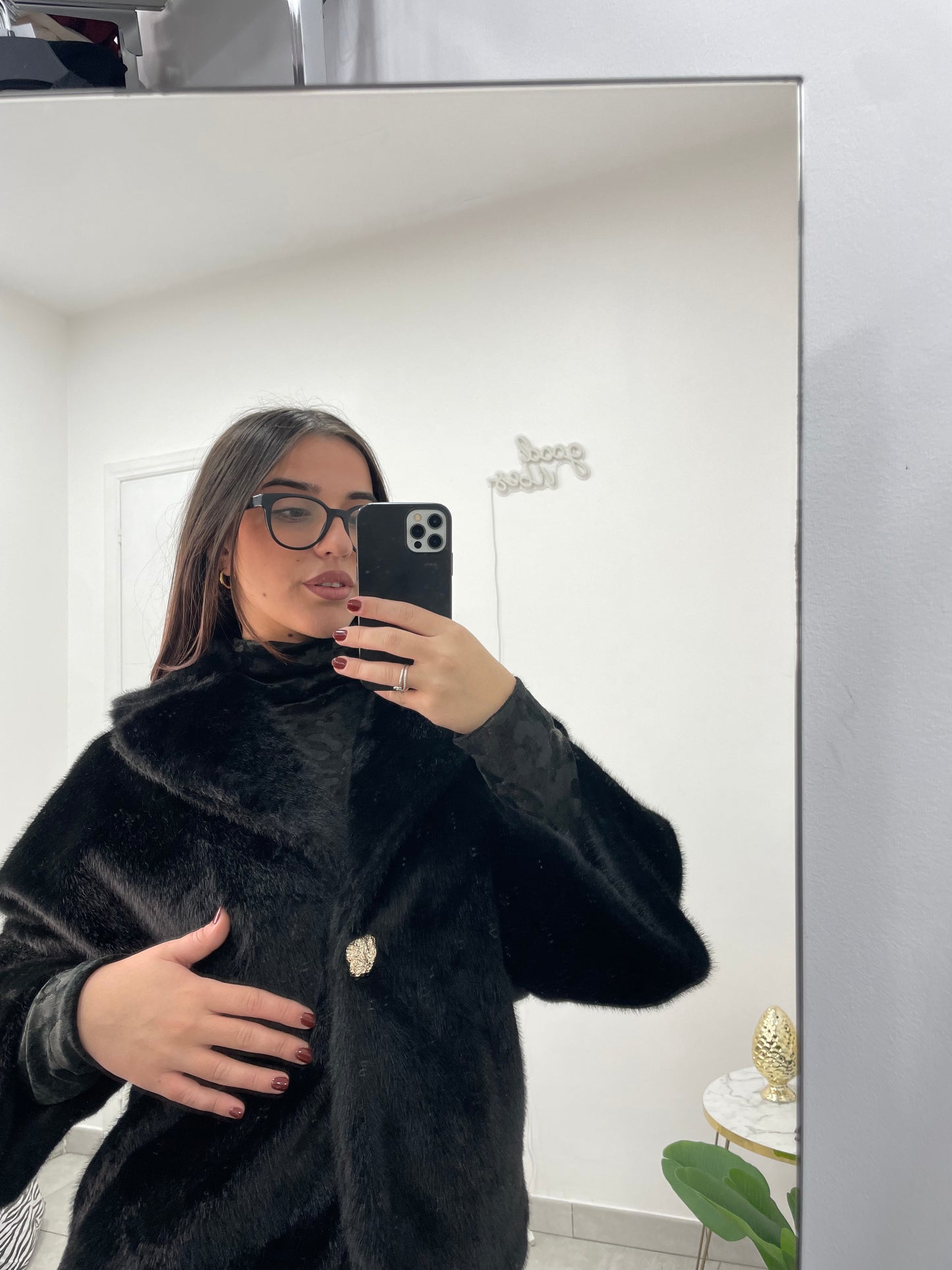 Ecopelliccia Eleganza Nera