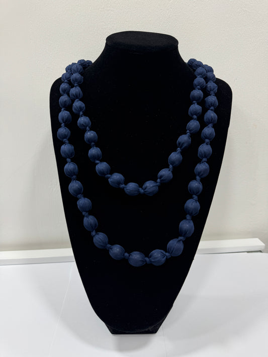 Collana Long Blu