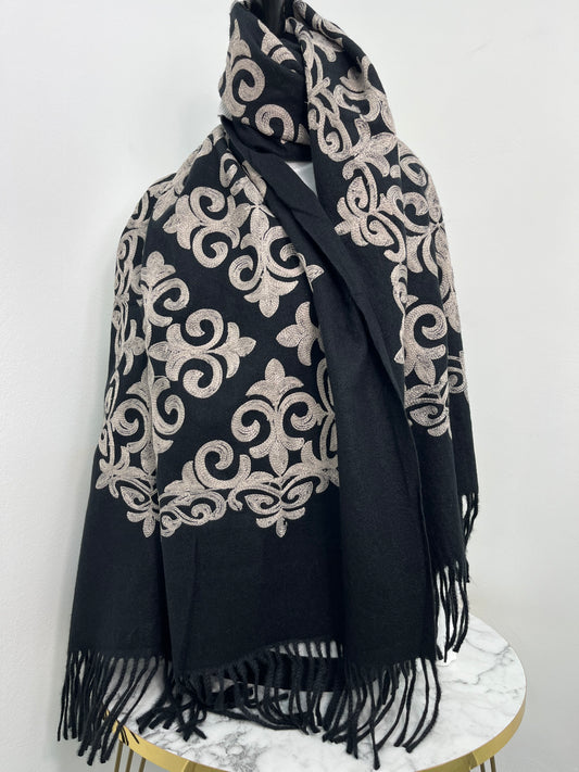 Sciarpa Regale Nera