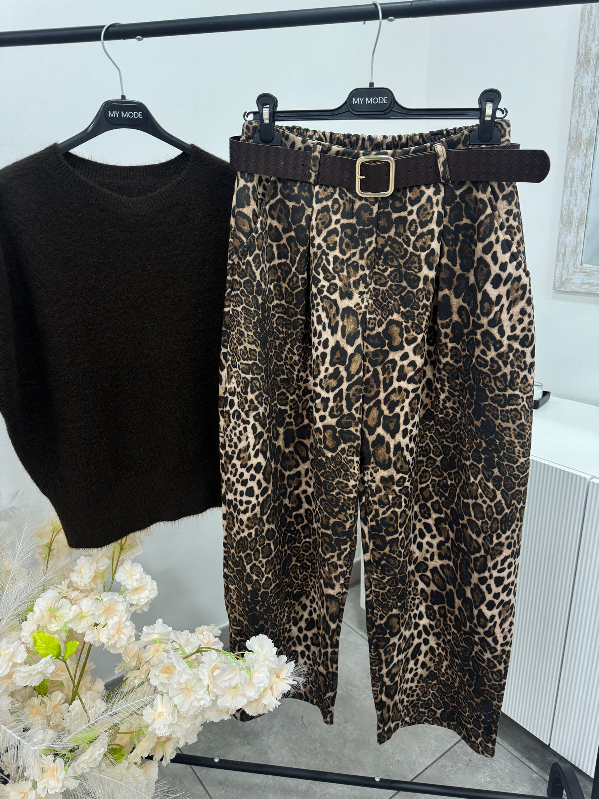 Pantalone Balloon Leopard