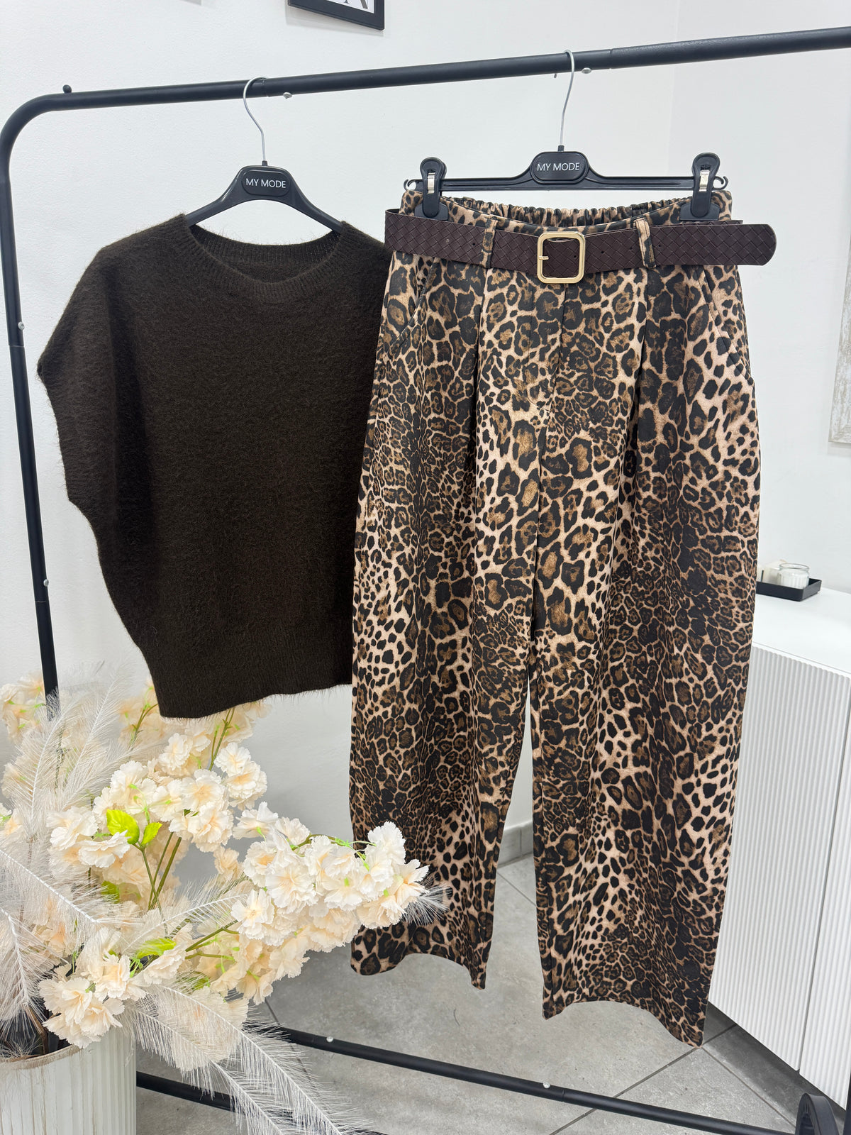 Pantalone Balloon Leopard