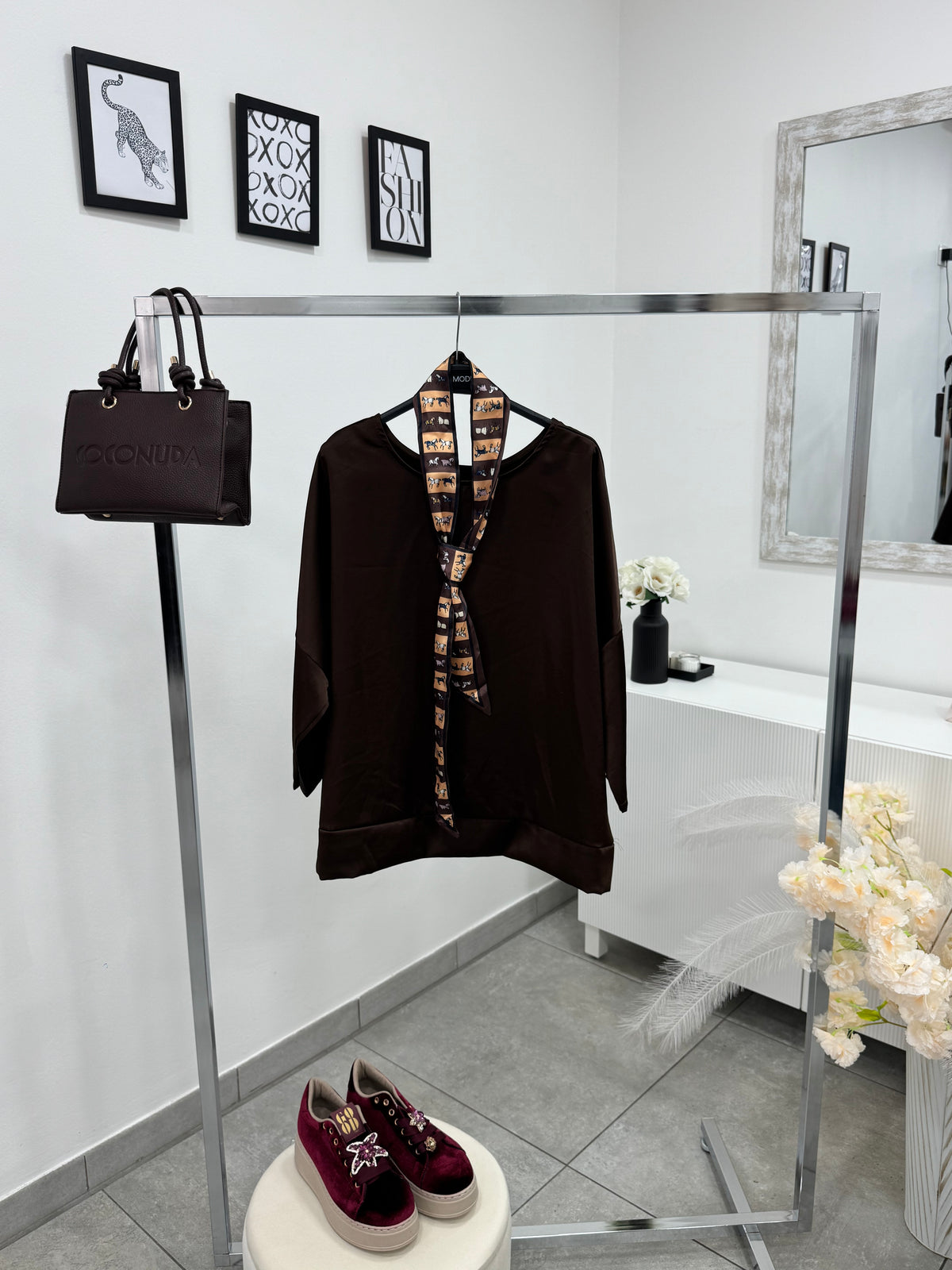 Maglia Satin Cioccolato