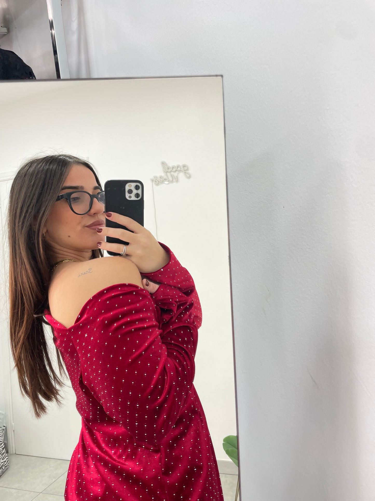 Maglia Marlene Ciniglia Bordeaux