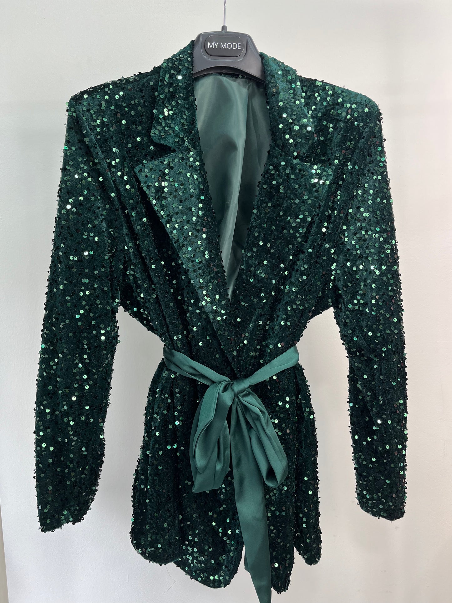 Giacca Paillettes Verde