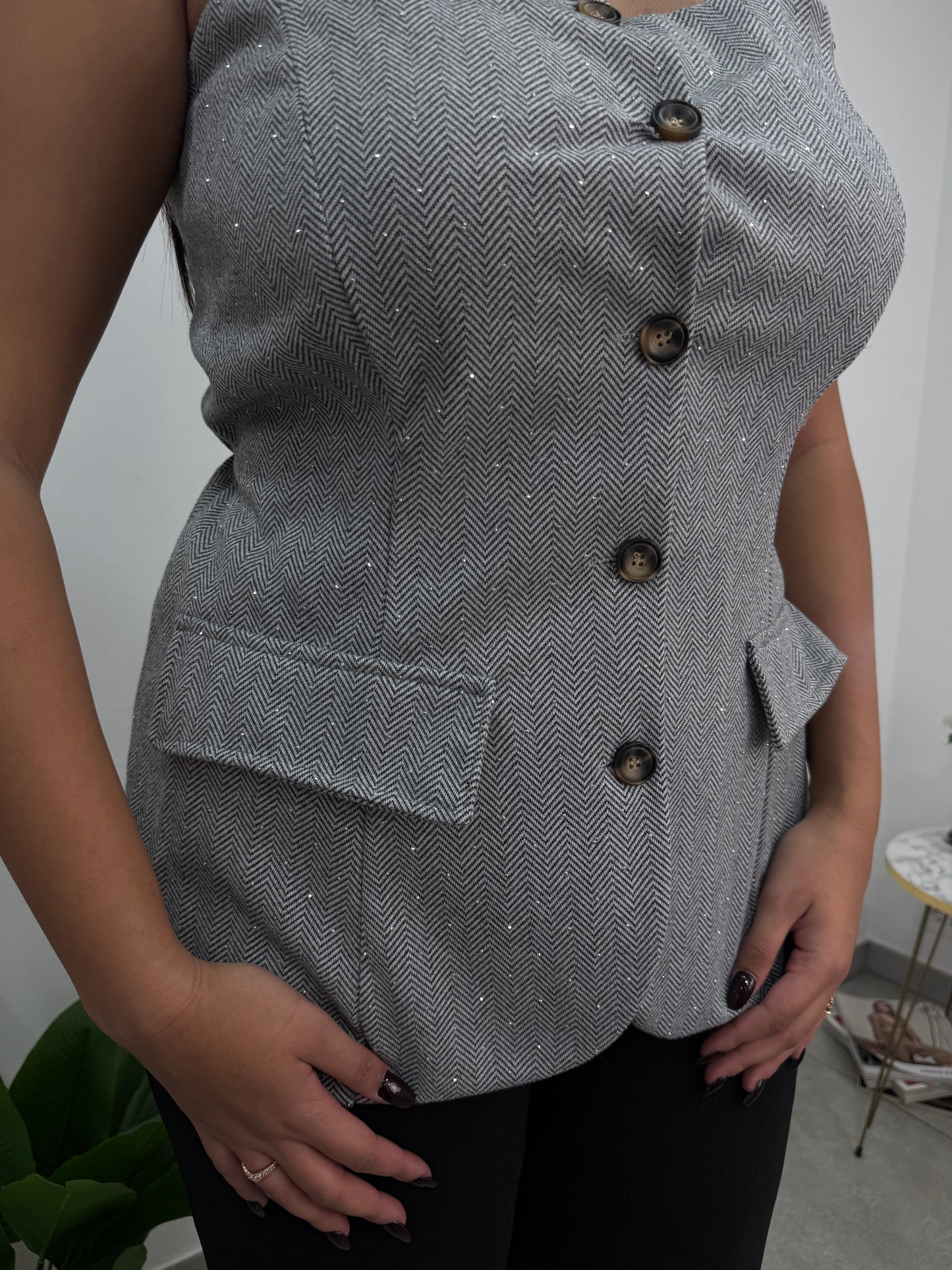 Corsetto Gioiello Grigio