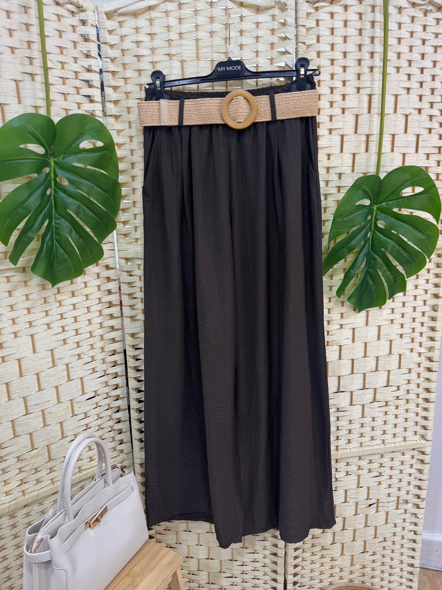 Pantalone Patricia Marrone