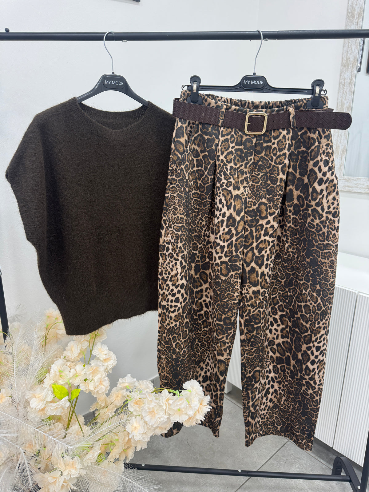 Pantalone Balloon Leopard