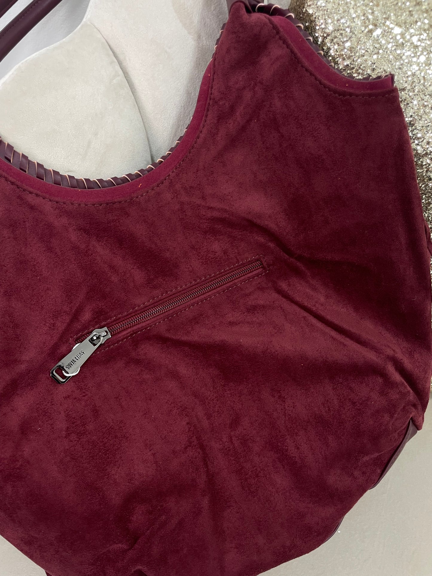 Borsa Frange Bordeaux