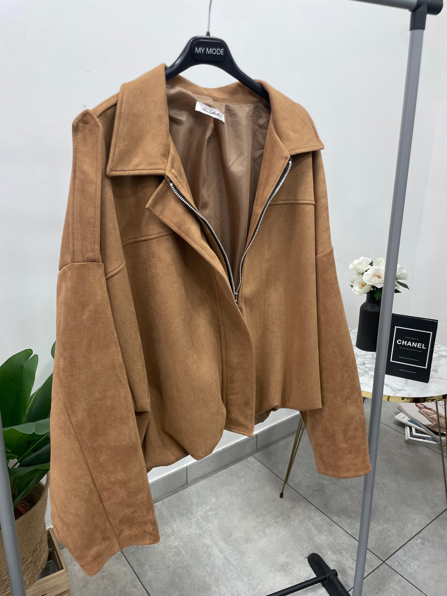 Cappottino Scamosciato Camel