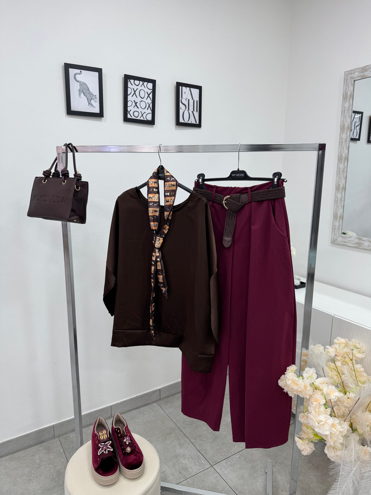 Maglia Satin Cioccolato